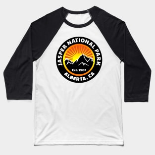 Jasper National Park Alberta Canada Rocky Mountains Rockies Baseball T-Shirt